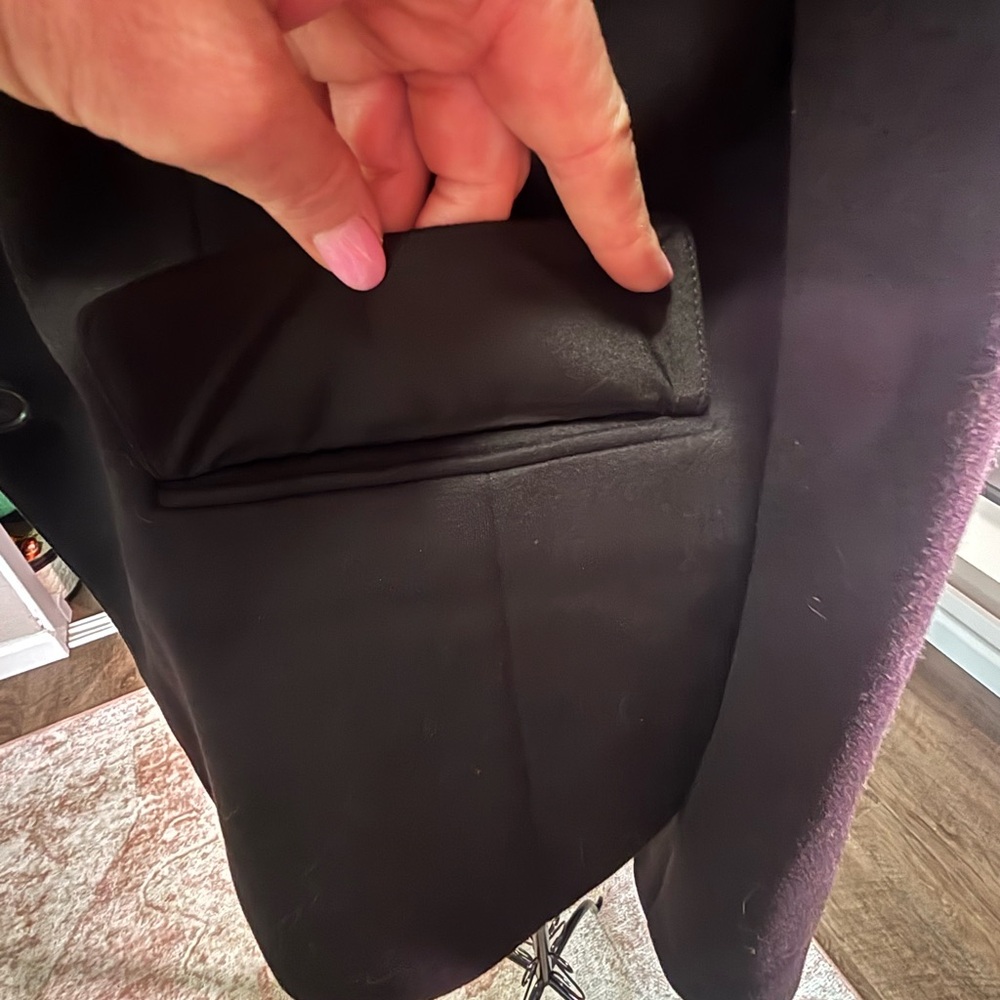 Ann Taylor Black Single-Button Blazer - Picture 7 of 8